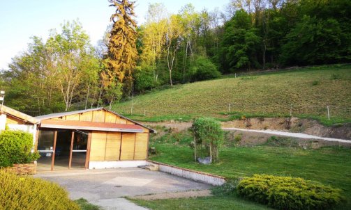 aménagement d'une terrasse au dessus de la salle